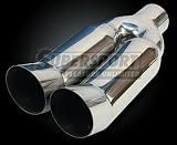 Produkt-Bild: Endrohr 2x90mm DTM Absorber,DTM-Look,33cm,T&Uuml;V-frei
