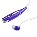 5IVE HV-800 Wireless Bluetooth Music Stereo Universal Headset Headphone Vibration Neckband Style for iPhone iPad Samsung (Purple)