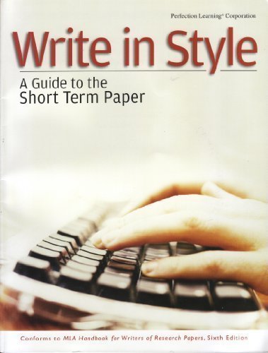write in style a guide to the short term paper