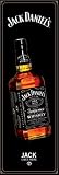 Jack Daniels (Bottle, Jack Lives Here, Door) Framed Art Poster Print - 21 X 62