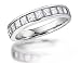 Diamond Wedding Anniversary Ring 1/2 Carat (ctw) Princess Cut in 14K White Gold