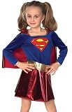 Kids Supergirl Costume - Dress, Cape, Boot Tops and Belt