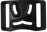 Blackhawk High Ride Belt Loop w Duty Holster Screws Black by Blackhawk