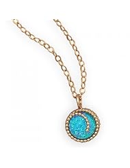 MMA Silver - 16 inch + 2 inch 12/20 Gold Filled Synthetic Opal Necklace