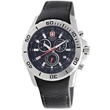 Swiss Military Hanowa Men's 06-4148-04-007 Marine Officer Chronograph Black Dial Watch