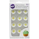 Wilton 710-1492 Edible Decorating Icing Daisies