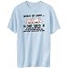 T-Shirt Mens Light Blue wake up happy .. sleep with a muestra Occupations Large
