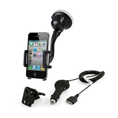 Muvit Apple iPhone Car Kit (Autohalterung und Ladeger�t)