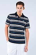 Short Sleeve Cool Plus Striped Polo