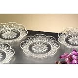 Godinger Crystal Dublin Canape Plates, Set of 4