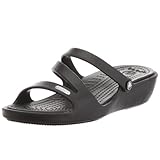 Crocs Women's Patricia Sandal,Black/Black,9 M