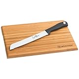 Emerilware by Wusthof 8 inch Bread Knife and Bamboo Cutting Board Set