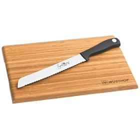 Emerilware by Wüsthof 8-Inch Bread Knife and Bamboo Cutting Board Set