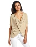 Minnie Rose Women's Cashmere Twist Front Ruana Sweater