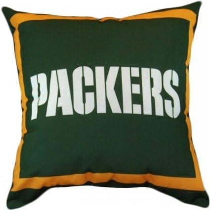 Diylancase Fashion Cotton Linen 45 X 45 cm Throw Pillow Case Cushion Cover-Home Square Decorative Pillow Covers Green Bay Packers