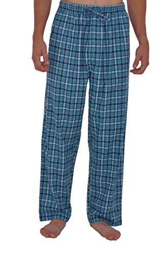 Del Rossa Men's 100% Cotton Flannel Lounge Pants - Pajama Bottoms