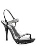 Women's 4 1/4 Inch Heel Rs Imbedded Mini-Platform Slingback Sandal