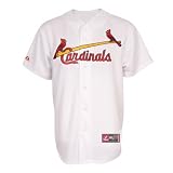 MLB Youth St. Louis Cardinals Matt Holliday White Home Short Sleeve Replica Button Front Jersey By Majestic (White, Medium)