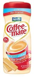 Coffee-Mate Regular, Lite Powdered Coffee Creamer, 16-Ounce Packages (Pack of 12)