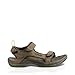 Teva Men's Tanza Leather Sandal, Walnut, 9.5 US