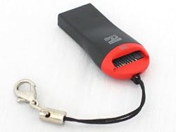 MOBILEMATE MicroSD / MicroSDHC / Memory Stick Micro M2 USB 2.0 Card Reader / Writer supports upto 16GB MicroSDHC and 16GB M2