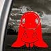 Chobits Digital Lady Red Decal Chii Truck Window Red Sticker