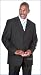 Men's Business & Formal Black Baroni Italian Suit