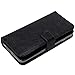 iPhone 6 case, iPhone 6s wallet case, BRG [WRISTLET] [9 CARD HOLDER] [MAGNETIC DETACHABLE] PU Leather Folio Flip Credit Card Slots Cash Holder Wrist Strap Case for Apple iPhone 6 6s, Black