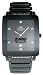 Oniss Men's Caprice II Diamond Accented Black Ceramic Watch on604-mgm-blk
