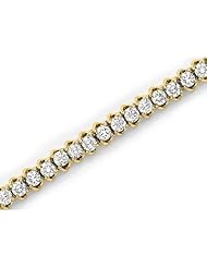 14K Yellow Gold Diamond Bracelet