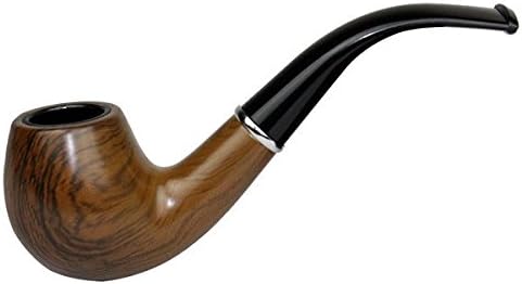 1 PC Wooden Pipe Durable Chinese Herb Tobacco Wood Pipe Resin Pole Smoking Pipe for weed with clamps stand black gift box