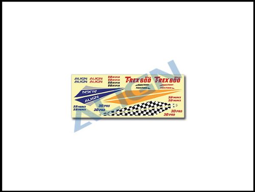 "600N Canopy Sticker/Decal Sheet: 600N, NP"