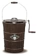 White Mountain NDWMIMH611 6-Quart Wooden-Bucket Manual Hand-Crank Ice-Cream Maker