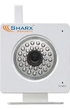 Sharx Security VIPcella-IR SCNC2607W Wifi Wireless b/g/n IP Network Camera with built in MicroSD DVR and Infrared Night Vision
