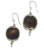 Antique Gold Kazuri Earrings by SilverChicks