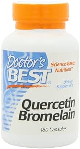 Doctor's Best Quercetin/Bromelain Capsules, 180-Count