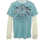 Guess Crew Neck Thermal Sleeve Shirt