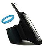 Black Durable Neoprene Protective Sports Active Exercise Workout Armband wi ....