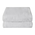 Cotton Flannel Pack & Play Crib Sheets 2-pk - White