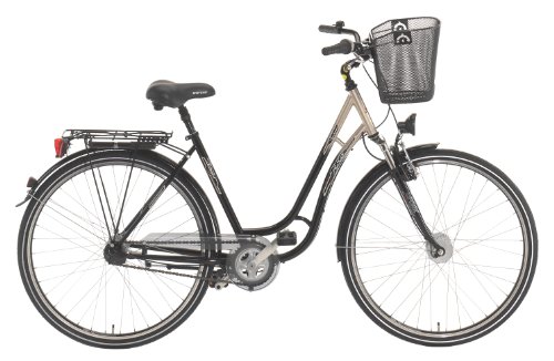 Texo Damen Trekking Fahrrad Tourensport, 1-Gang R&uuml;cktrittbremsnabe, gefedert mit Nabendyna Preisvergleich