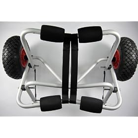 Click here to buy ProSource Ultra Durable Heavy Duty Boat Kayak Canoe Dolley Trolley Trailer Cart.