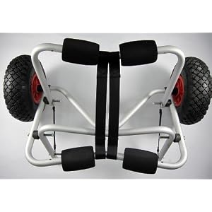 ProSource Ultra Durable Heavy Duty Boat Kayak Canoe Dolley Trolley Trailer Cart by
