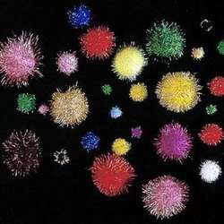 Craft Pom Poms Glitter Pack