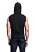 Eyelet Sleeveless Contrast Hoodie SL888 - J8B