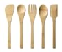 Bambu Kids In The Kitchen Utensil, Set of 5, Natural
