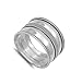 Sterling Silver Women's Bali Rope Ring Wide 925 Fashion Band Sizes 5-12