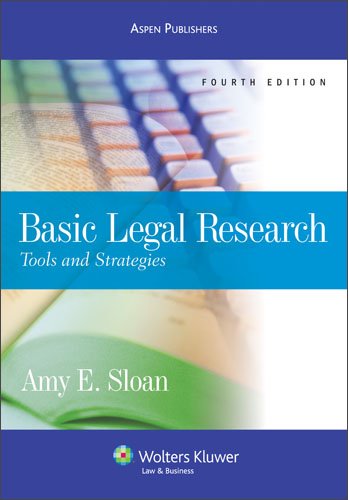 Basic Legal Research: Tools and Strategies
