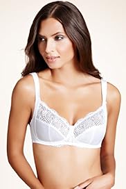 Non Wired Satin Lace Non Padded Bra
