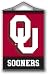 Set of 2 Set of 2 Oklahoma Sooners 28X40 Indoor Banner Scroll - NCAA