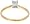 14k Yellow Gold Princess Cut Solitaire Diamond Engagement Ring (1/4 ct, H-I Color, SI2-I1 Clarity), Size 7